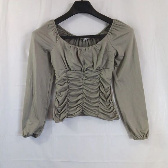 Love Wish Blouse Women's Size Medium Grèn Roughing - Picture 1 of 7
